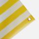 Balkonverkleidung 270g/m , Farbe: gelb-wei gestreift - Gre: 0,90 x 6,00 m