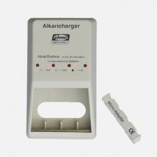 Alkaricharger Batterieladegerät für normale Batterien und Akkus