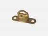 Drehverschluss, goldfarben für 22 x 13 mm Oval-Ösen