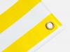 PVC Zeltplane, Festzeltplane, Markise ca. 800g/qm  - Farbe: gelb-weiss gestreift,  Gre: 0,65 m x 2,40 m (2. Wahl)