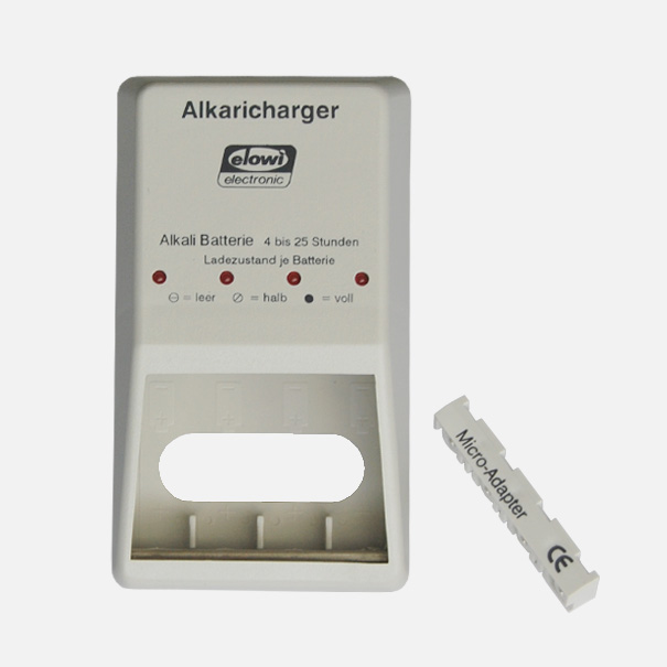 "Alkaricharger" Batterieladegerät für normale Batterien und Akkus