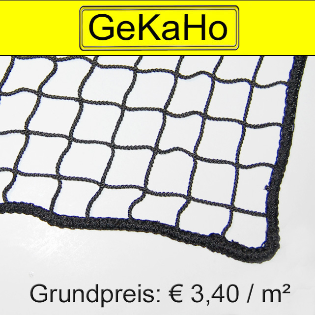 Transportschutznetz, Abdecknetz, Gepcknetz, zur Ladungssicherung, schwarz   Gre: 2,50 x 4,00 m[03 1200 2,5 4,0 SC]