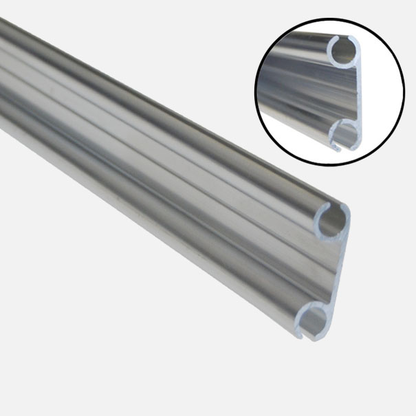 Doppel-Kederschiene 0,50 m lang, fr Zeltkeder 7,5 mm