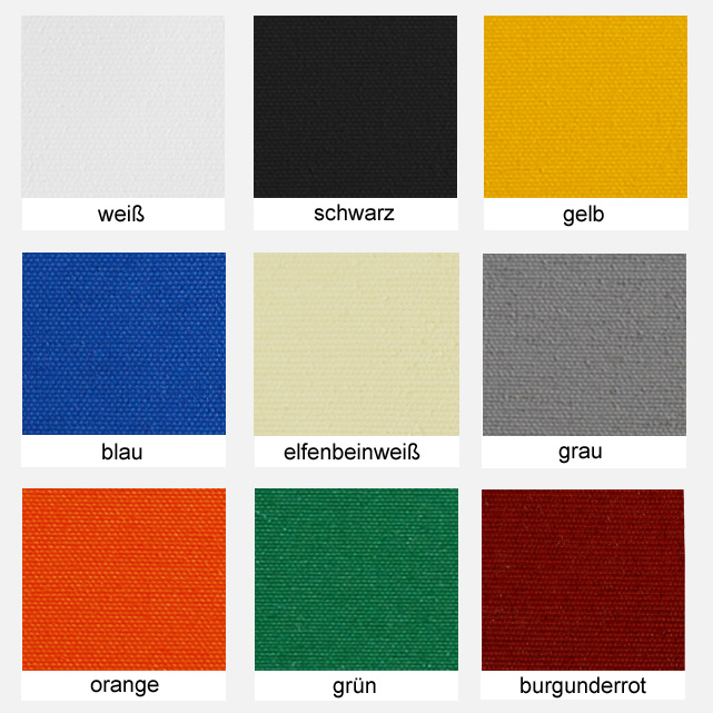 Polyesterstoff, ca. 200g/m Farbe: versch. Farben, UNI - Meterware: Zuschnitt ca. 1,70 m breit